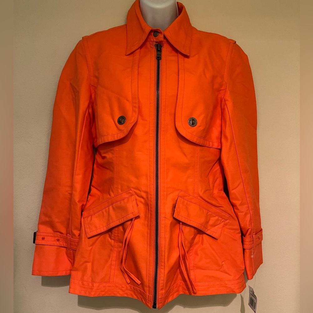 Tommy Hiltiger Orange coat size 6